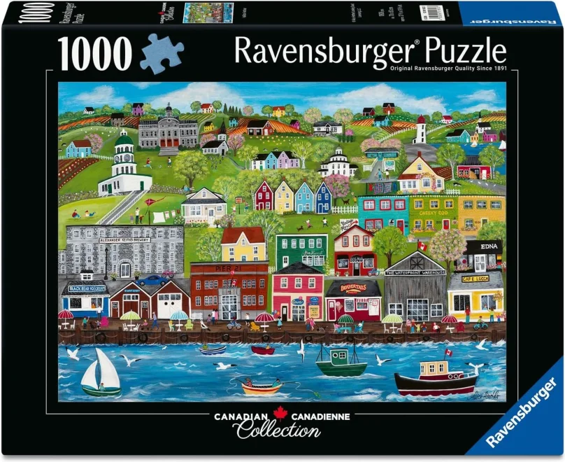 Puzzle Ravensburger 1000 dielikov Kanada: Prístav Halifax