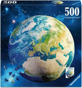 Okrúhle puzzle Ravensburger 500 dielikov Planéta Zem