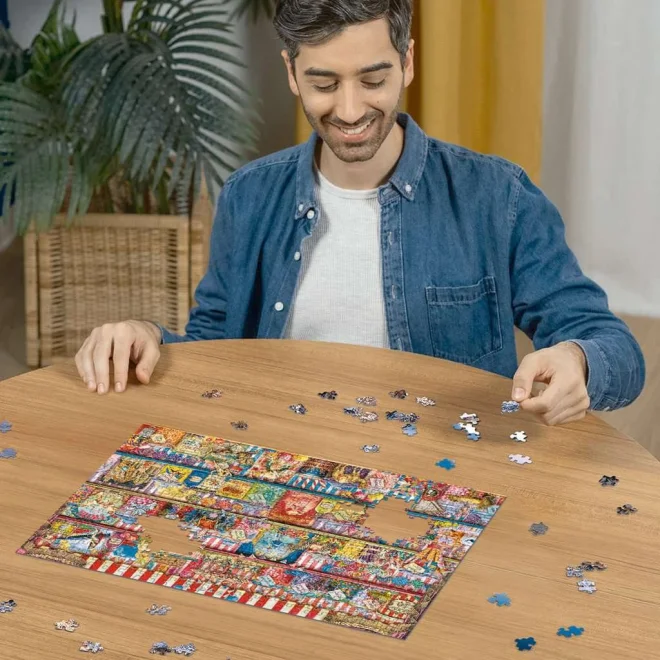 Puzzle Ravensburger 500 dielikov Obchod s cukrovinkami