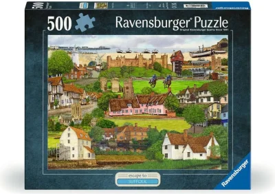 Puzzle Ravensburger 500 dielikov Útek do Suffolku