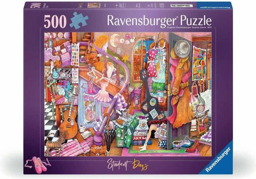 Puzzle Ravensburger 500 dielikov Študentské časy