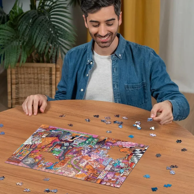 Puzzle Ravensburger 500 dielikov Študentské časy