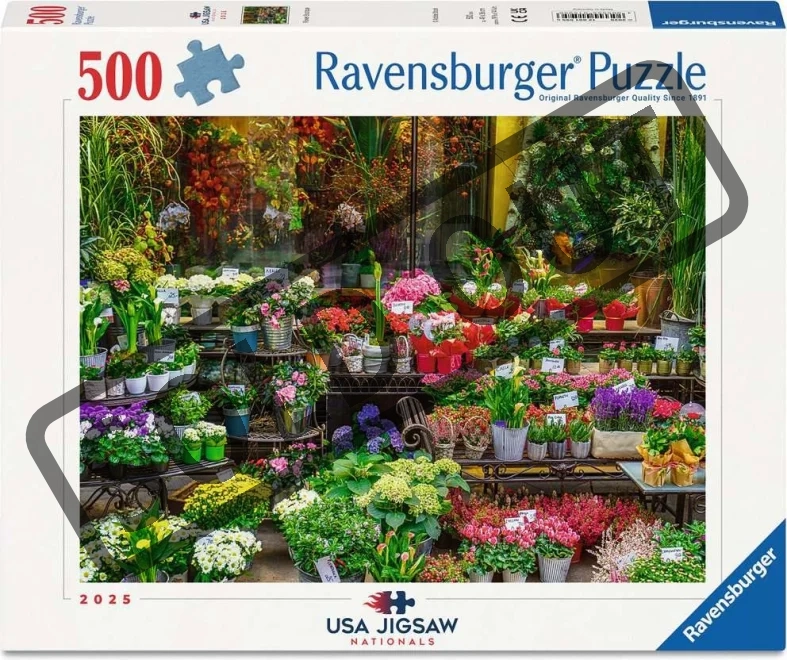 Puzzle Ravensburger 500 dielikov Predaj kvetín