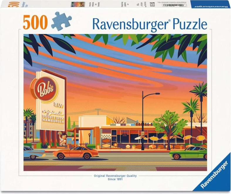 Puzzle Ravensburger 500 dielikov Americká reštaurácia