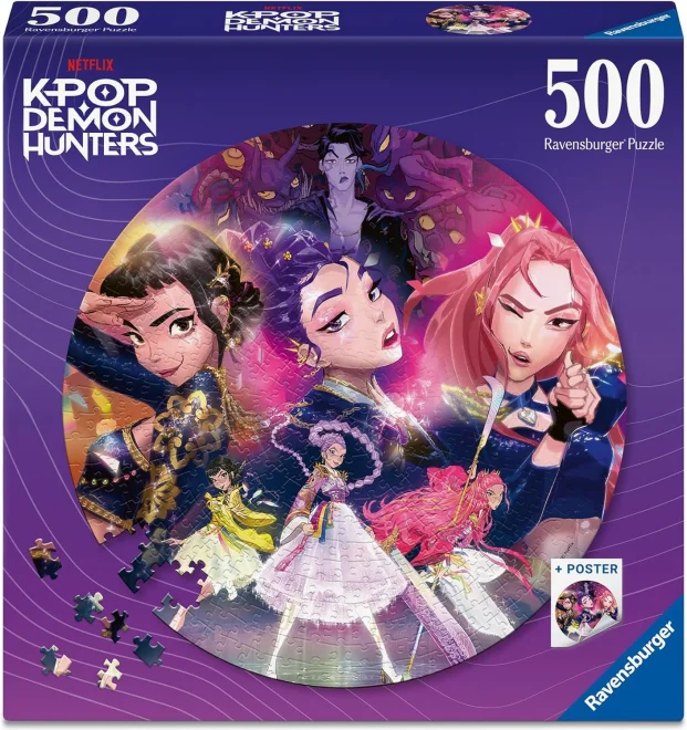 Puzzle Ravensburger 500 väčších dielikov prepis