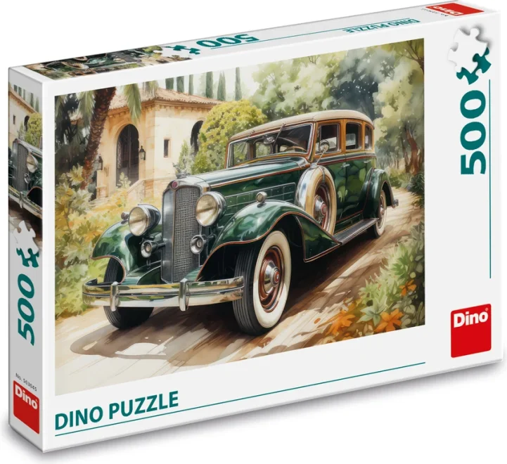 Puzzle Dino 500 dielikov Zelený Rolls-Royce
