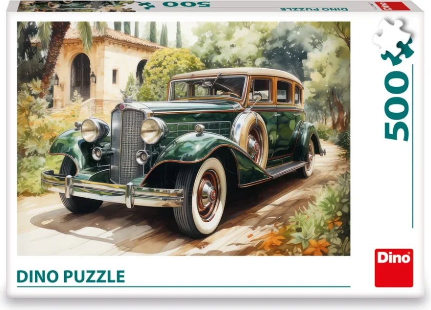 Puzzle Dino 500 dielikov Zelený Rolls-Royce