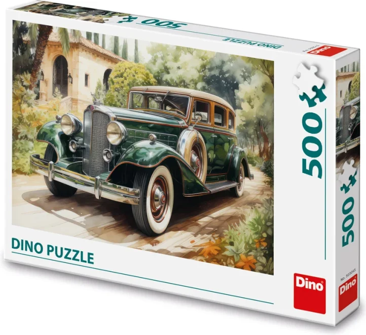 Puzzle Dino 500 dielikov Zelený Rolls-Royce