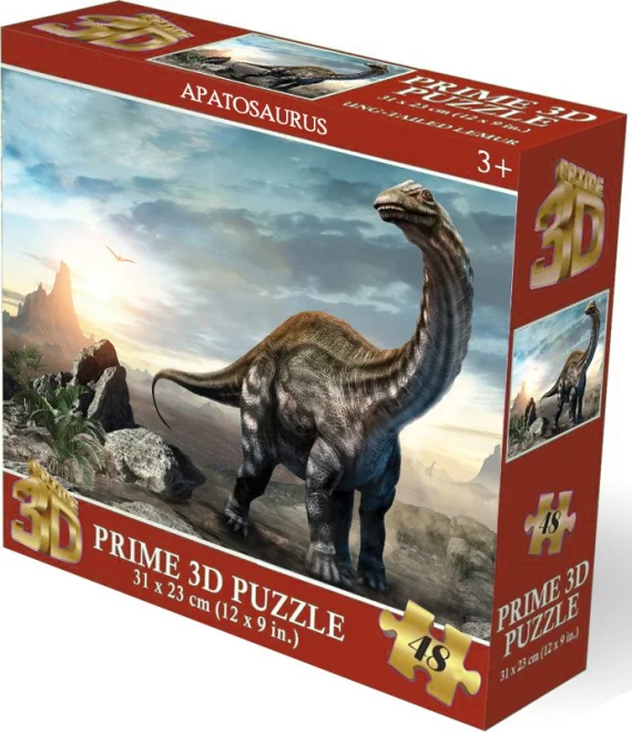 Puzzle s 3D efektom Prime 3D 48 dielikov Apatosaurus