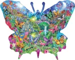 Drevené puzzle Prime3D 200 dielikov Motýľ