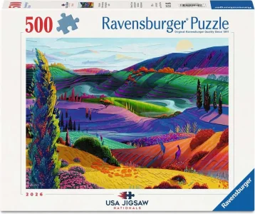 Puzzle Ravensburger 500 dílků Zvlněné kopce