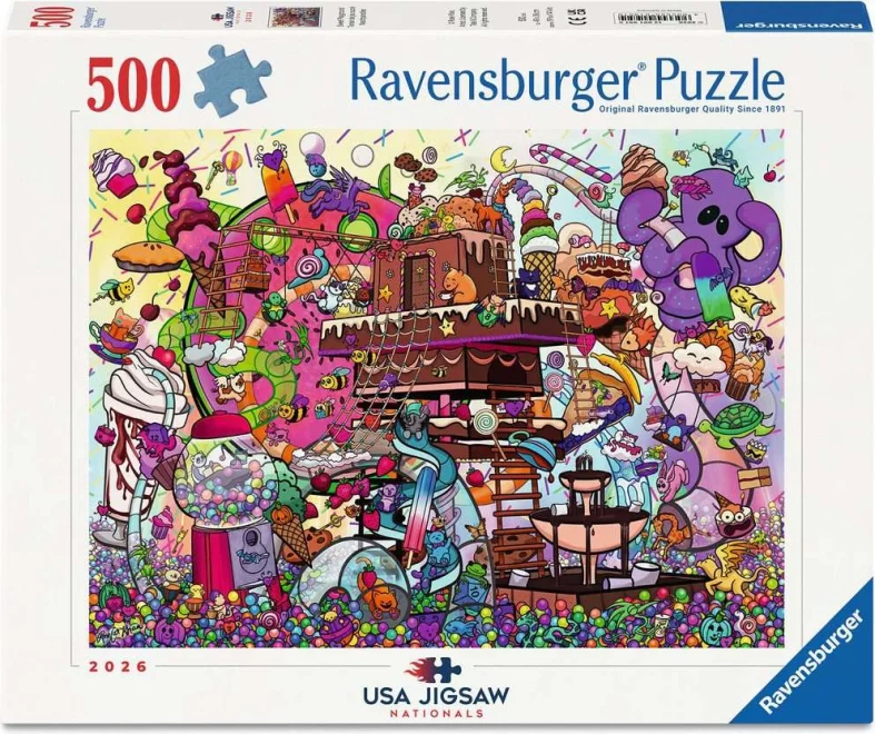 Puzzle Ravensburger 500 dílků Sladké hřiště