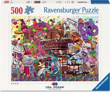Puzzle Ravensburger 500 dielikov Sladké ihrisko