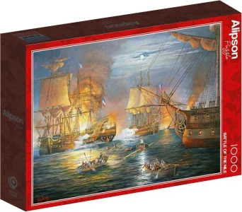 Puzzle Alipson 1000 dielikov Lodná bitka na Níle