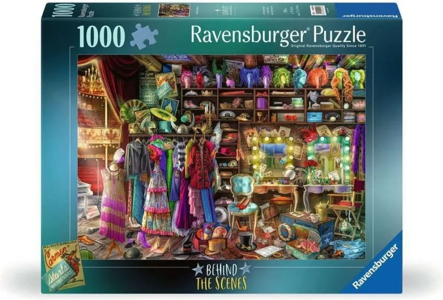 Puzzle Ravensburger 1000 dielikov V divadelnom zákulisí