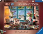 Puzzle Ravensburger 1000 dielikov Stôl pre puzzlistu