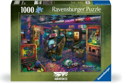 Puzzle Ravensburger 1000 dielikov Abandoned: Zabudnutá herňa