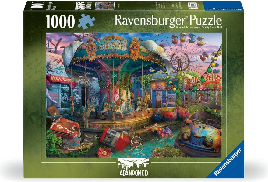 Puzzle Ravensburger 1000 dielikov Abandoned: Potemnelý cirkus