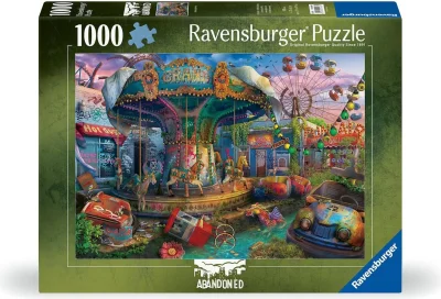 Puzzle Ravensburger 1000 dielikov Abandoned: Potemnelý cirkus