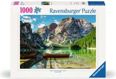 Puzzle Ravensburger 1000 dielikov Lago di Braies, Taliansko