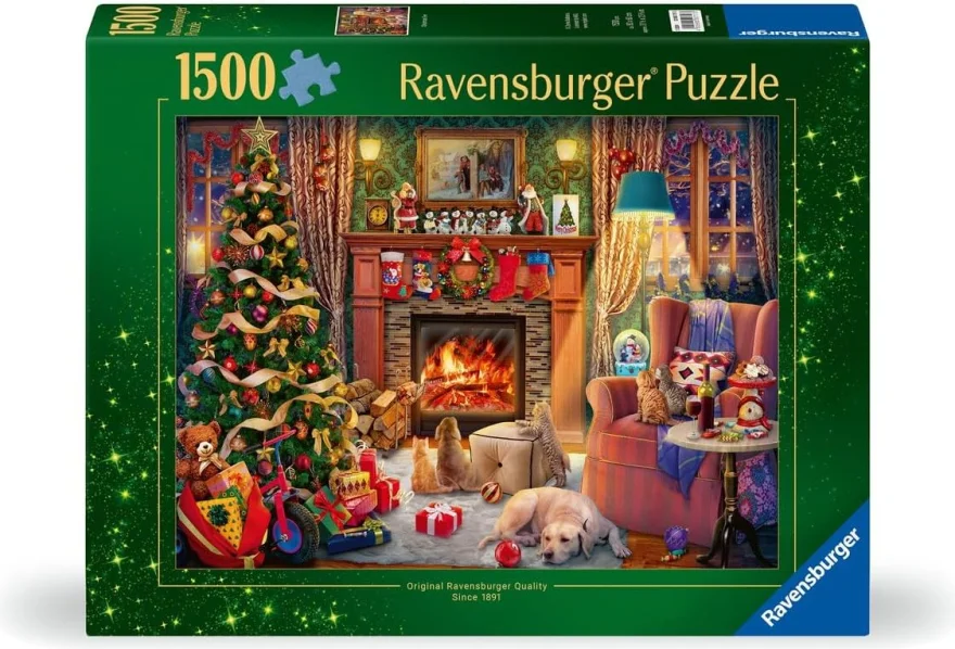 Puzzle Ravensburger 1500 dielikov Štedrý večer