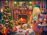 Puzzle Ravensburger 1500 dielikov Štedrý večer