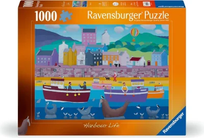 Puzzle Ravensburger 1000 dielikov Život v prístave
