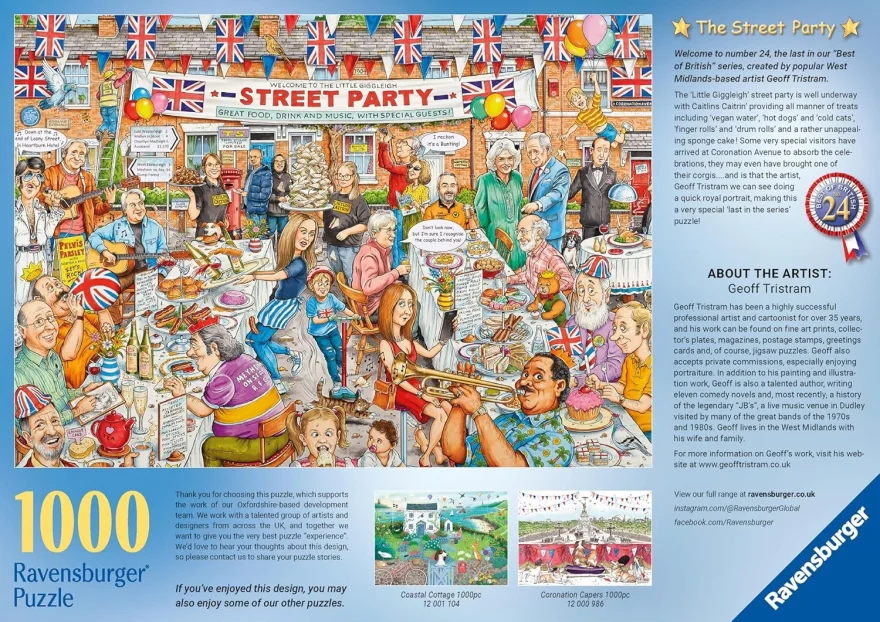 Puzzle Ravensburger 1000 dielikov Street Party