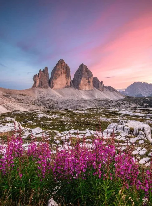 Puzzle Ravensburger 500 dielikov Tri veže Lavareda, Dolomity