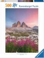 Puzzle Ravensburger 500 dielikov Tri veže Lavareda, Dolomity