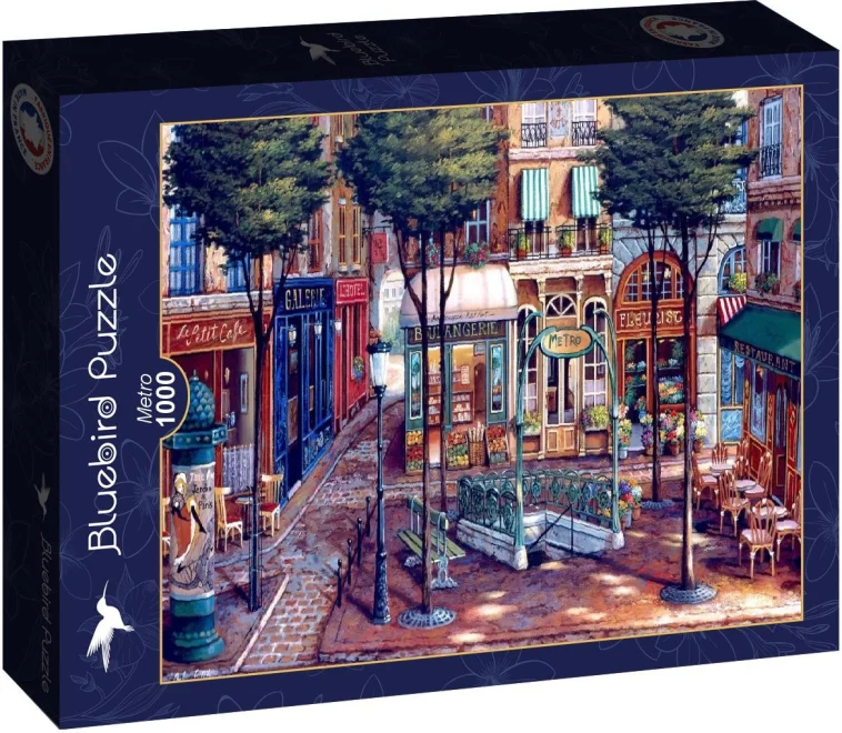 Puzzle Bluebird 1000 dielikov Parížske metro