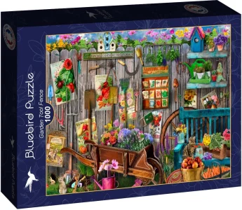 Puzzle Bluebird 1000 dielikov Plot so záhradným náradím