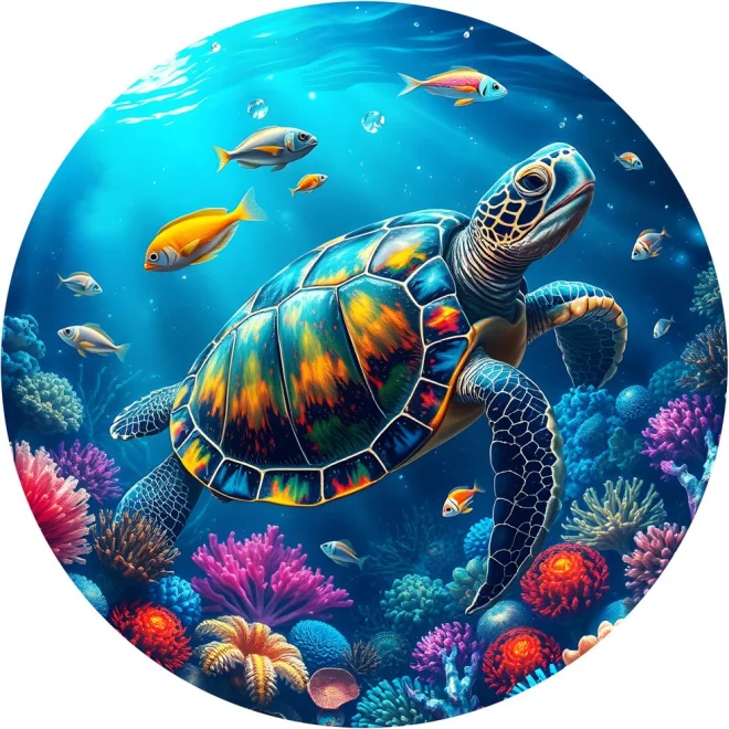 Okrúhle puzzle Bluebird 501 dielikov V oceáne