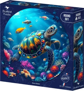 Okrúhle puzzle Bluebird 501 dielikov V oceáne