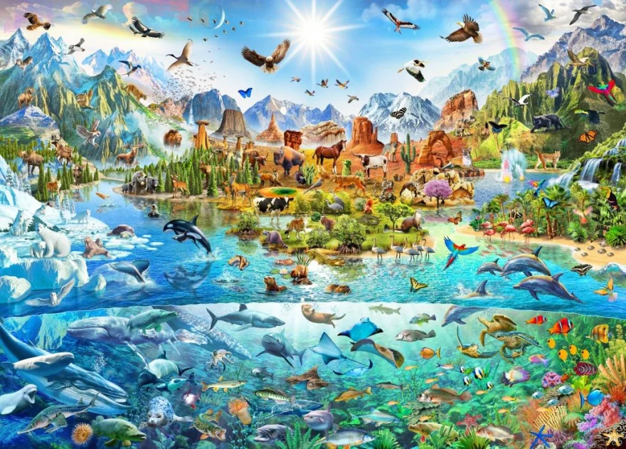 Puzzle Bluebird 1500 dielikov Americká krása