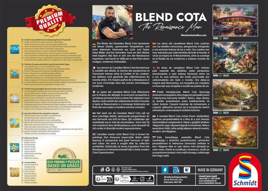 Puzzle Schmidt 1000 dielikov Blend Cota - Cesta cez more