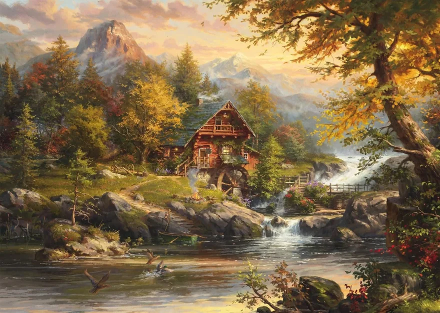 Puzzle Schmidt 1000 dielikov Blend Cota - Letný domček