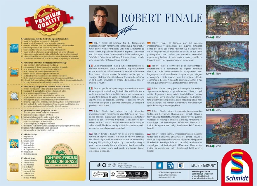 Puzzle Schmidt 1000 dielikov Robert Finale - Montmartre, Paríž