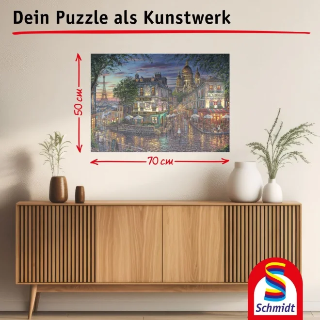 Puzzle Schmidt 1000 dielikov Robert Finale - Montmartre, Paríž
