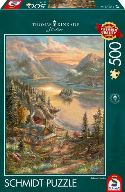 Puzzle Schmidt 500 dielikov Thomas Kinkade - Nádhera pri jazere