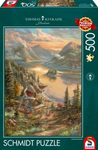 Puzzle Schmidt 500 dielikov Thomas Kinkade - Nádhera pri jazere