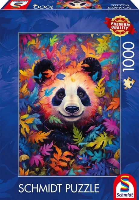 Puzzle Schmidt 1000 dielikov Panda v dúhovom lese