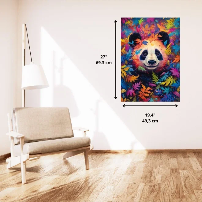 Puzzle Schmidt 1000 dielikov Panda v dúhovom lese