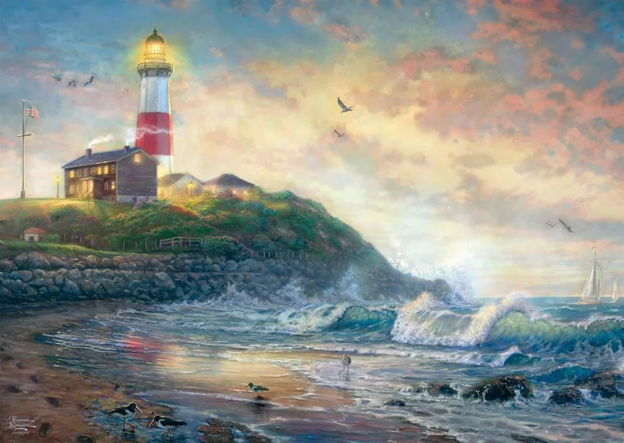 Puzzle Schmidt 1000 dielikov Thomas Kinkade - Maják Nádeje