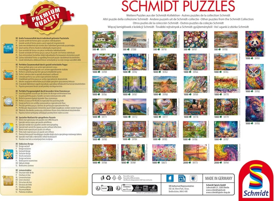 Puzzle Schmidt 1000 dielikov Bohatá kytica