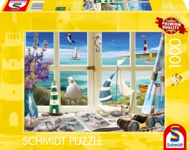Puzzle Schmidt 1000 dielikov Pracovňa pri mori