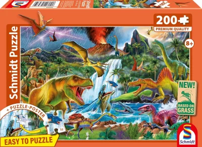 Puzzle pre deti Schmidt 200 dielikov Pravekí obri