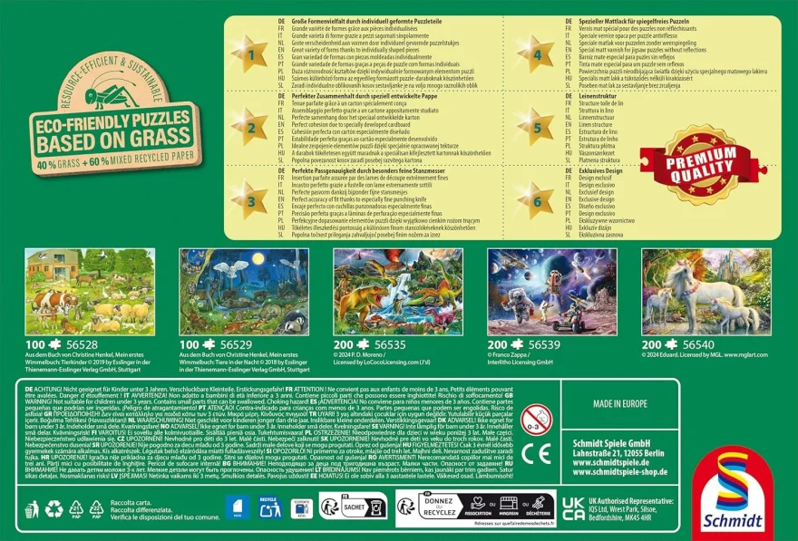 Detské puzzle Schmidt 150 dielikov Ježko