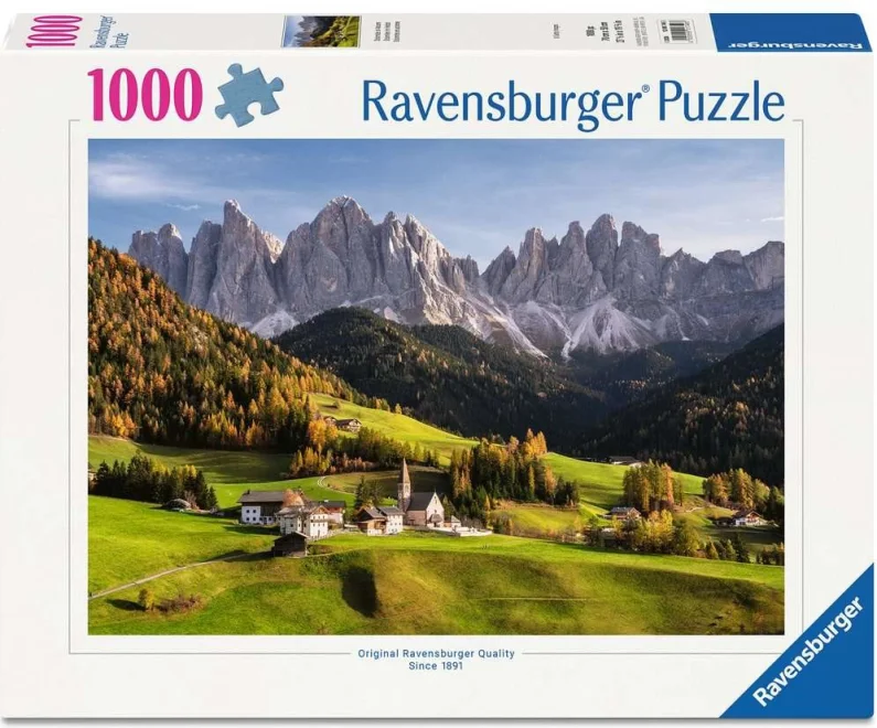 Puzzle Ravensburger 1000 dielikov Jesenné Dolomity