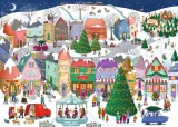 Puzzle Ravensburger 1000 dielikov Vianočné mesto